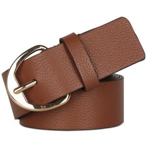 Women's 38 MM Pebble Leather Belt