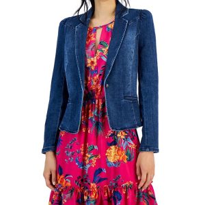 Women's Puff-Sleeve Blazer